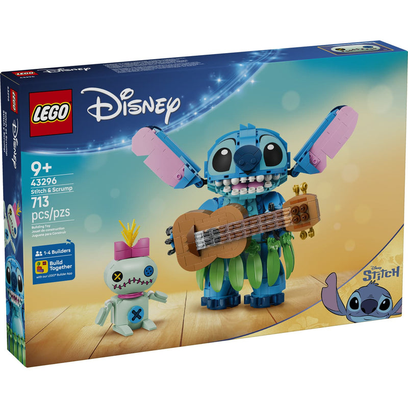 LEGO® Disney Stitch & Scrump  Building Set, 713 Pieces