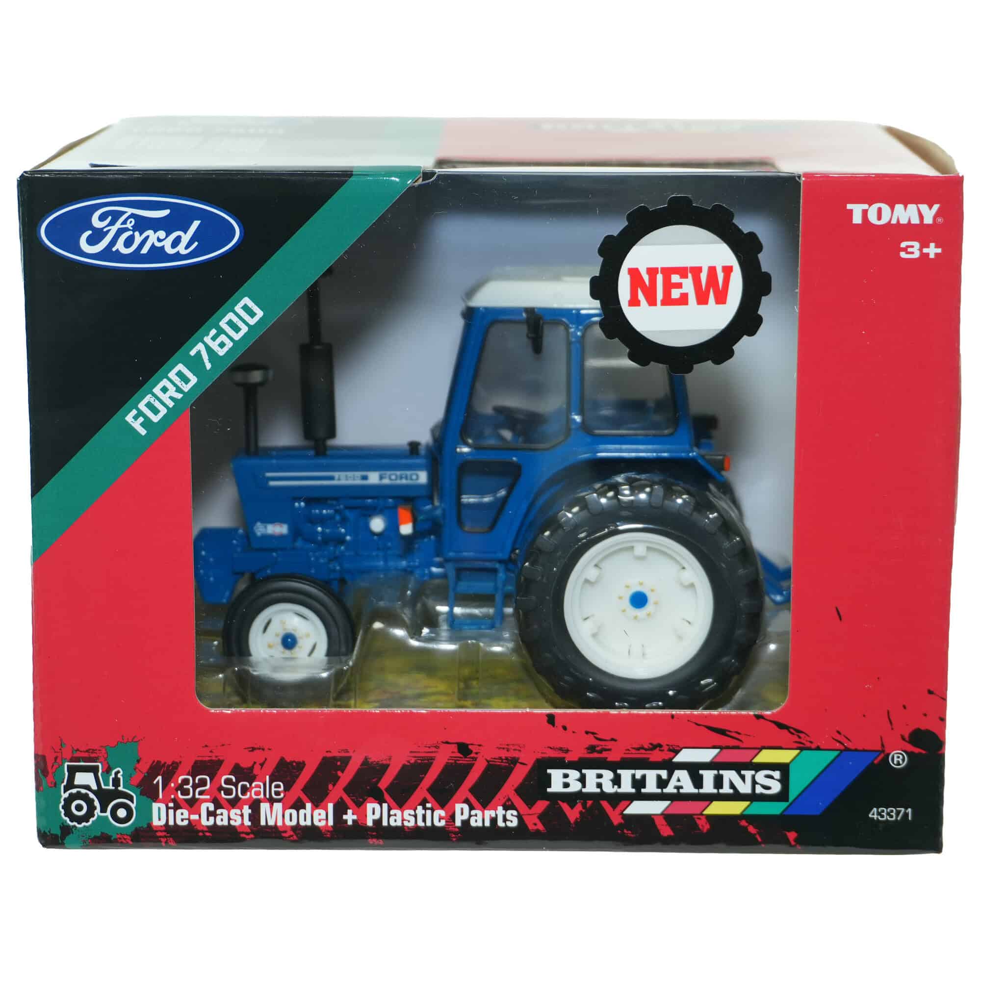 1/32 Ford 7600 2WD Tractor with Cab & Rear Duals by Britains
