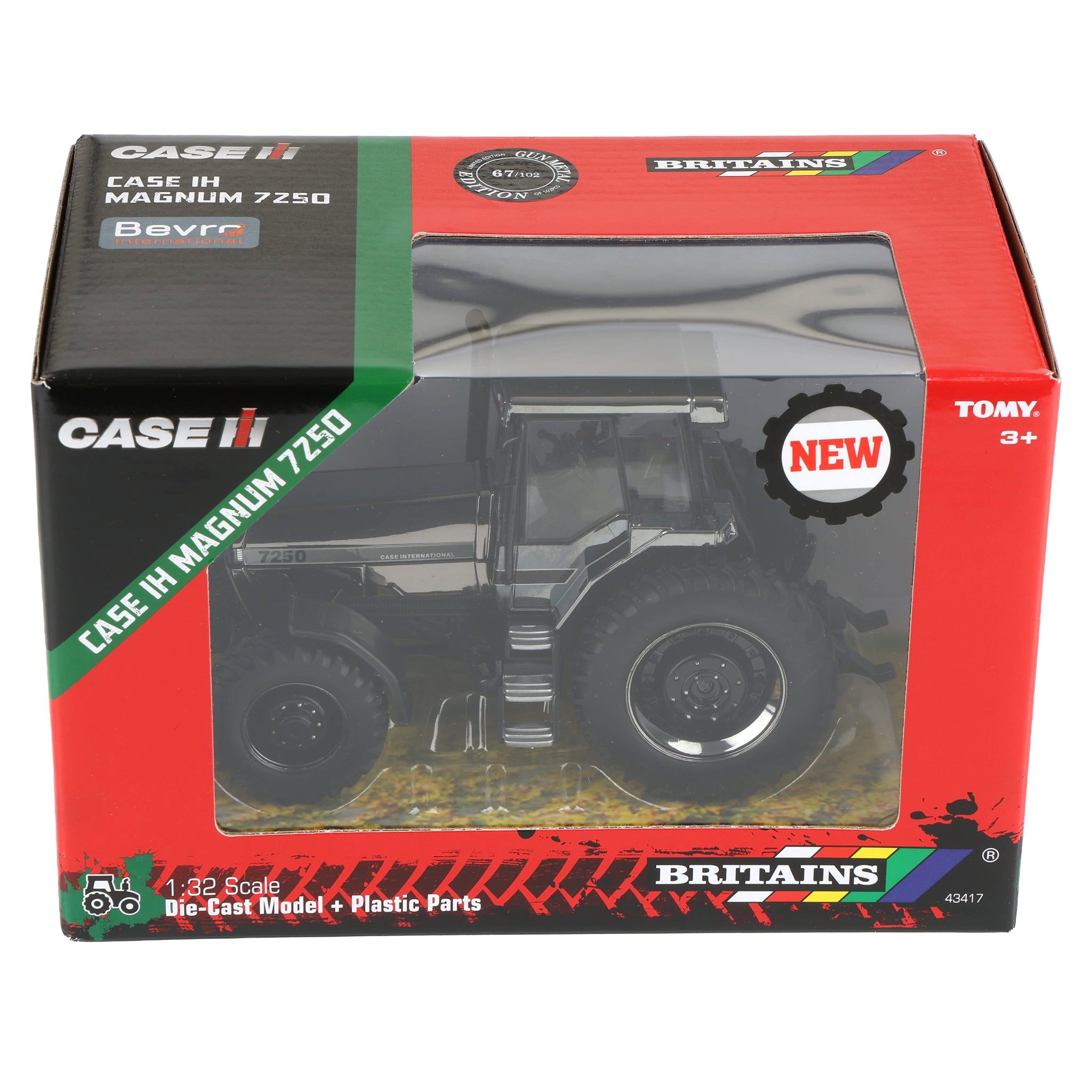 Gun Metal Chrome ~ 1/32 Case IH Magnum 7250 Tractor, Limited