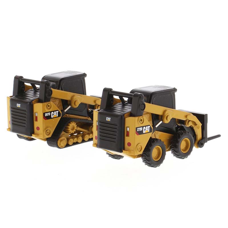 (B&D) 1/64 Caterpillar 272D2 Skid Steer Loader & 297D2 Compact Track Loader - Damaged Box