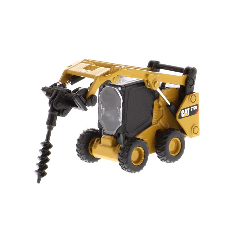 1/64 Caterpillar 272D2 Skid Steer Loader & 297D2 Compact Track Loader, Diecast Masters Play & Collect