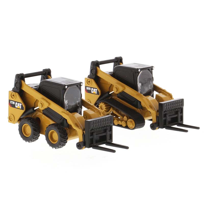 (B&D) 1/64 Caterpillar 272D2 Skid Steer Loader & 297D2 Compact Track Loader - Damaged Box
