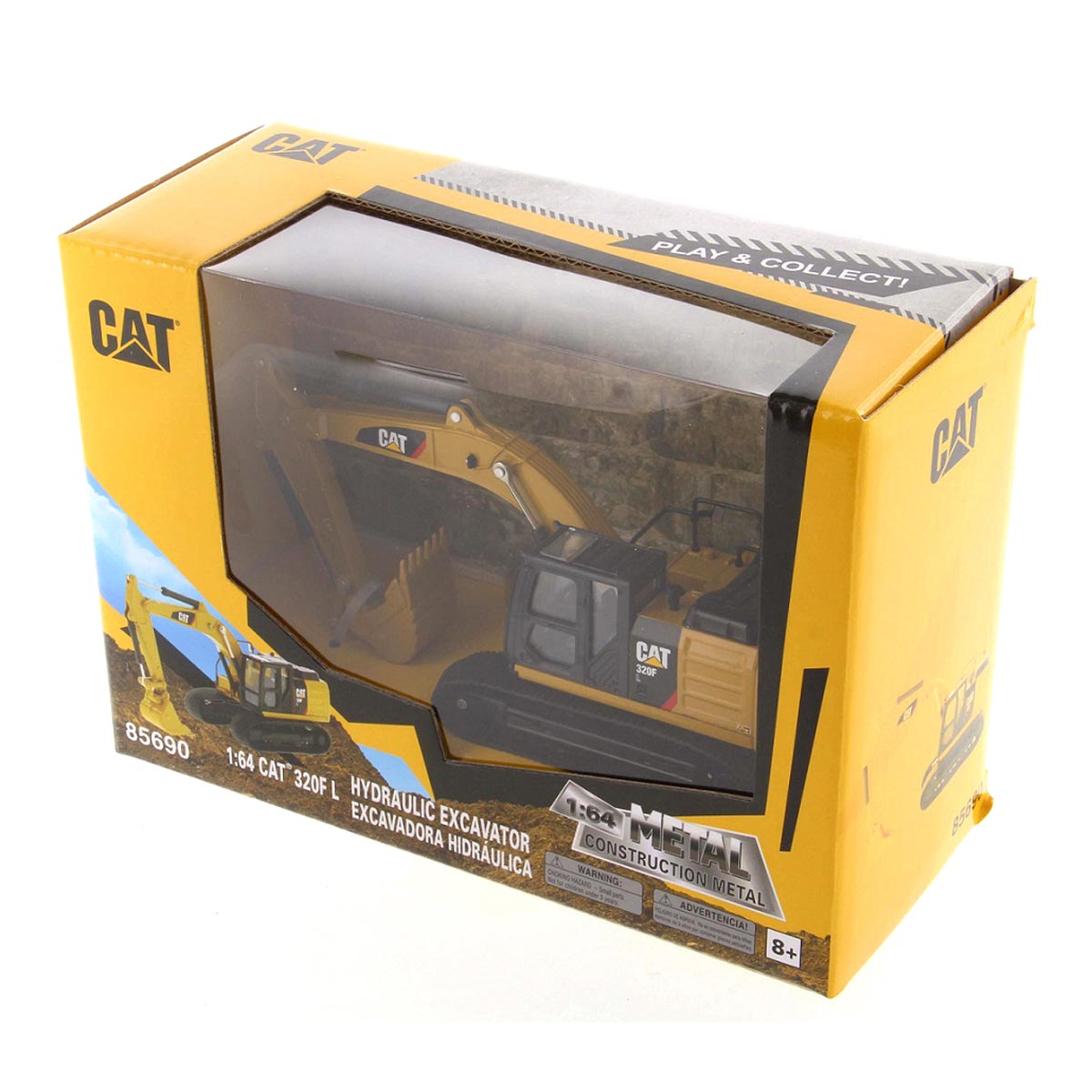1/64 Caterpillar 320F L Hydraulic Excavator, Diecast Masters Play