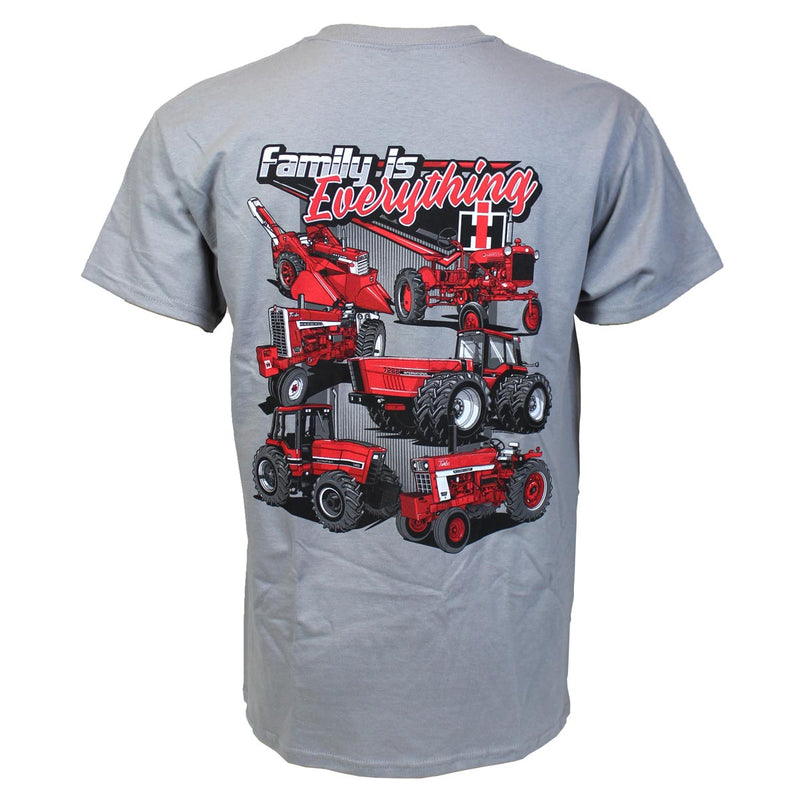 Adult IH Family is Everything Gray Short Sleeve T-Shirt
