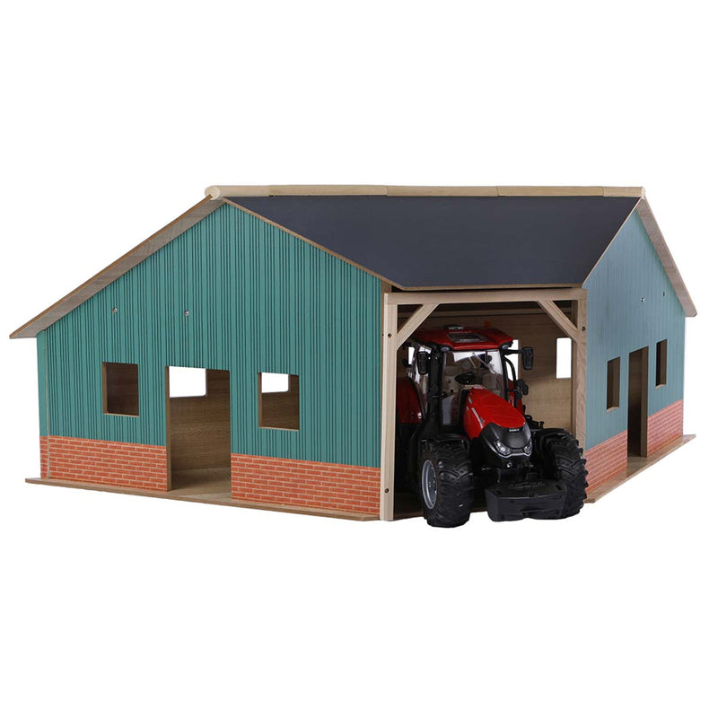 1/16 Farm Machinery Bay Barn with 2 Bay Sheds