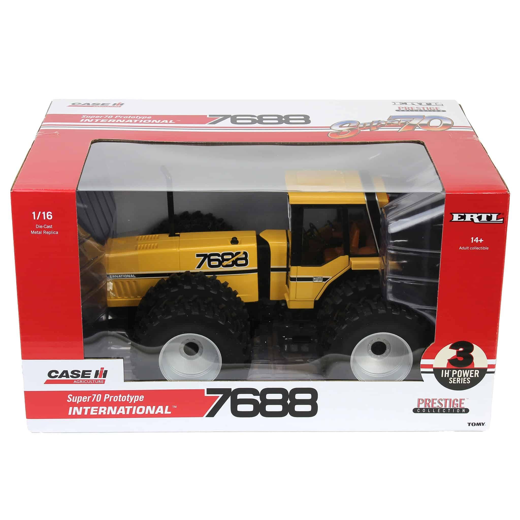 Industrial Yellow ~ 1/16 International Harvester 7688 Super 70