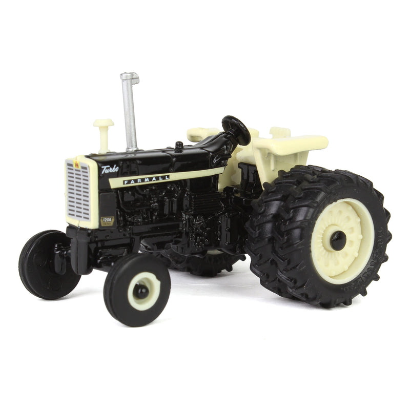 Black Chase Unit ~ 1/64 IH Farmall 1206 Turbo Tractor with Rear Duals, ERTL Prestige Collection