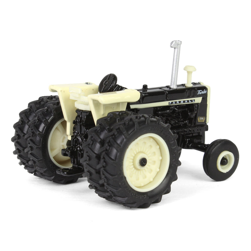 Black Chase Unit ~ 1/64 IH Farmall 1206 Turbo Tractor with Rear Duals, ERTL Prestige Collection