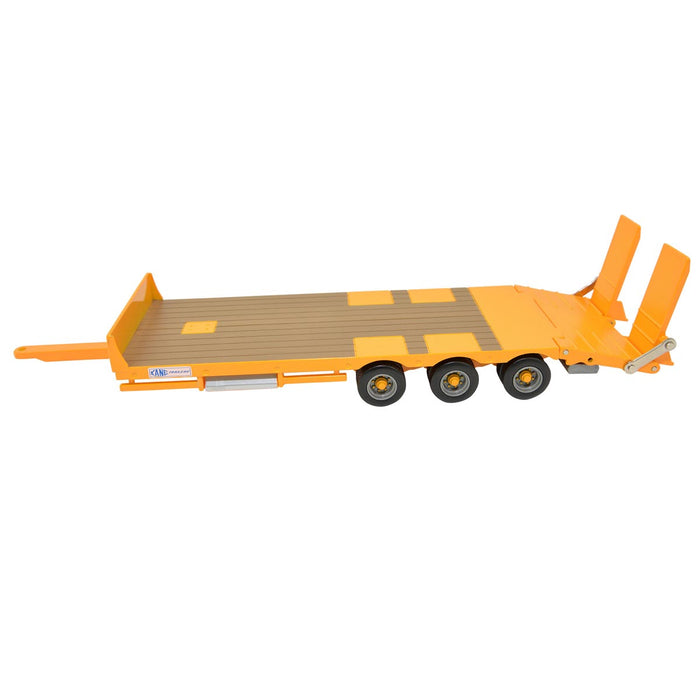 1/32 ERTL Kane Low Loader Yellow Trailer