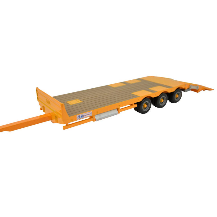 1/32 ERTL Kane Low Loader Yellow Trailer