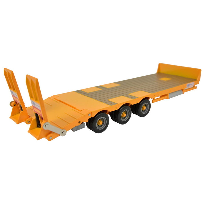 1/32 ERTL Kane Low Loader Yellow Trailer