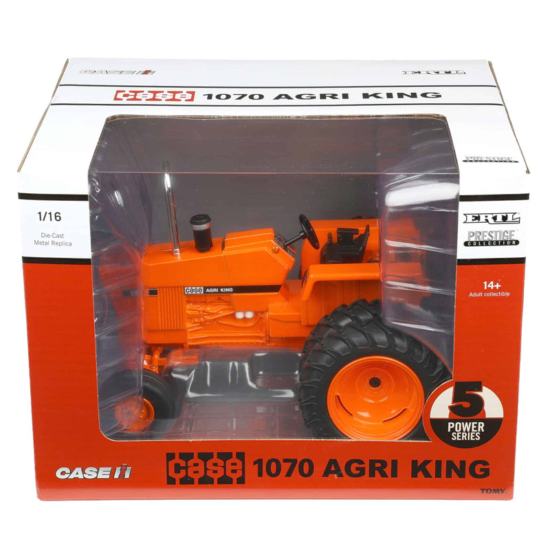 Orange & Gun Metal Chrome Set ~ 1/16 Case 1070 Tractors by ERTL, 5th in Outback Toys Exclusive Power Series