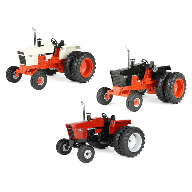 Set of 3 ~ 1/16 Case 1070 Agri King Tractor by ERTL, 5th in Outback Toys Exclusive Power Series
