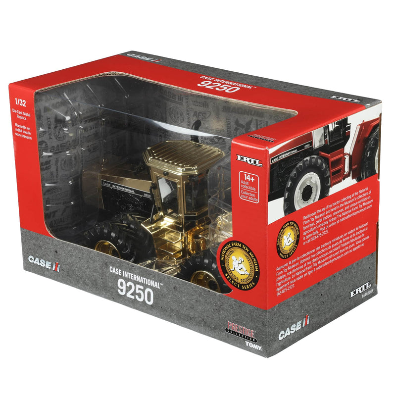 Chrome Gold ~ 1/32 Case IH 9250 Tractor, 2025 National Farm Toy Museum Select Series