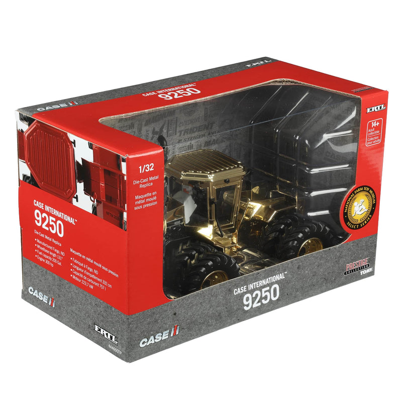 Chrome Gold ~ 1/32 Case IH 9250 Tractor, 2025 National Farm Toy Museum Select Series