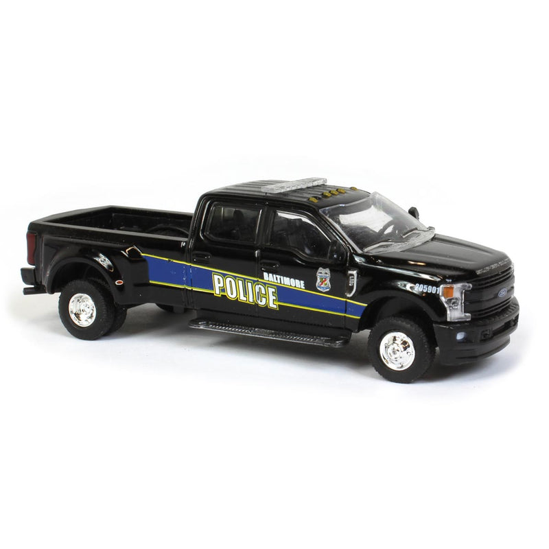 1/64 2019 Ford F-350 Dually, Baltimore Police, Dually Drivers Series 5