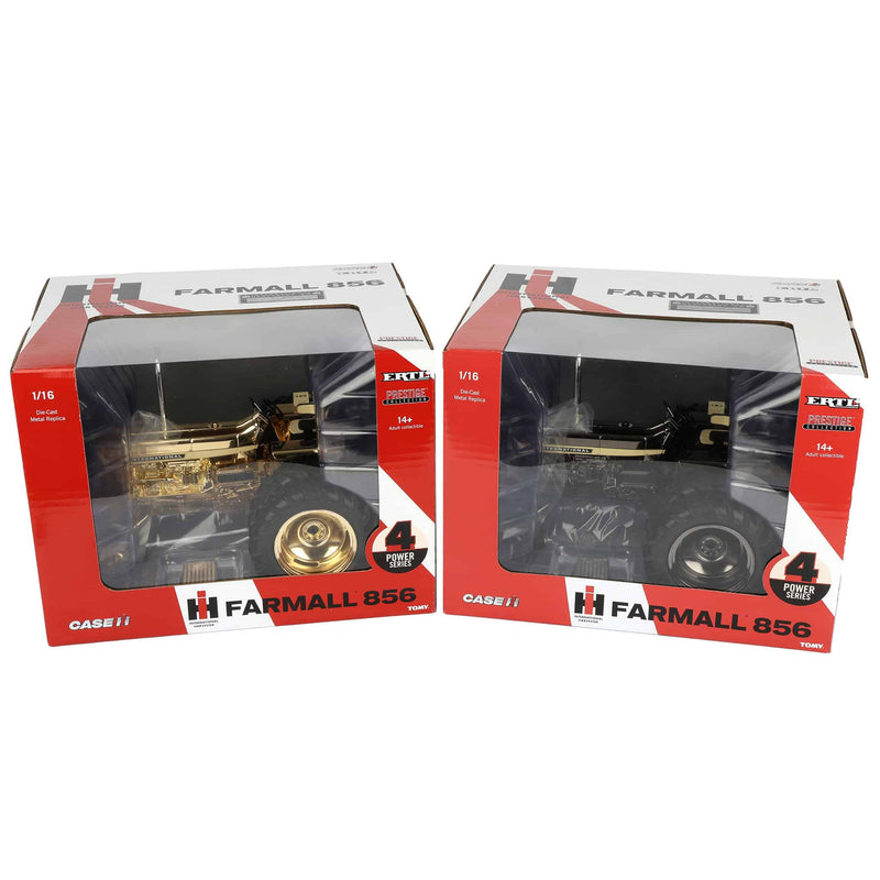 Gold & Gun Metal Chrome Set ~ 1/16 IH Farmall 856 Tractor, 4th in Outback Toys Exclusive Power Series