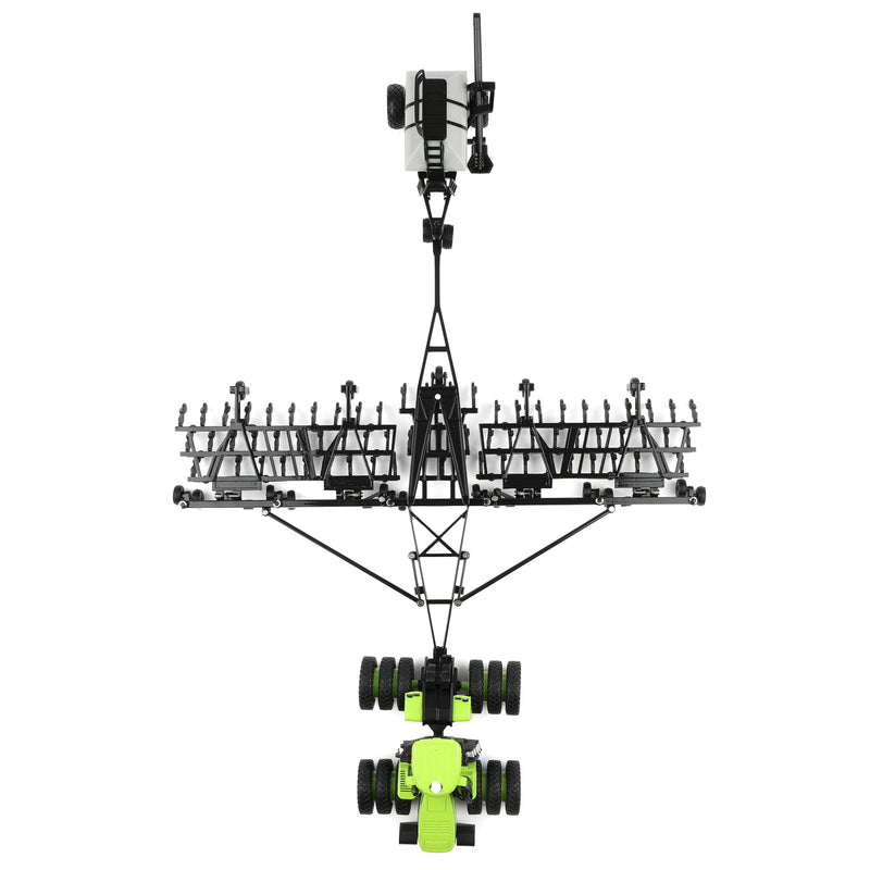 Steiger Green Chase Unit ~ 1/64 Case IH Steiger 600 HD Tractor with Flexi-Coil PD5700 Air Seeder & 3450 Cart, Outback Toys Exclusive