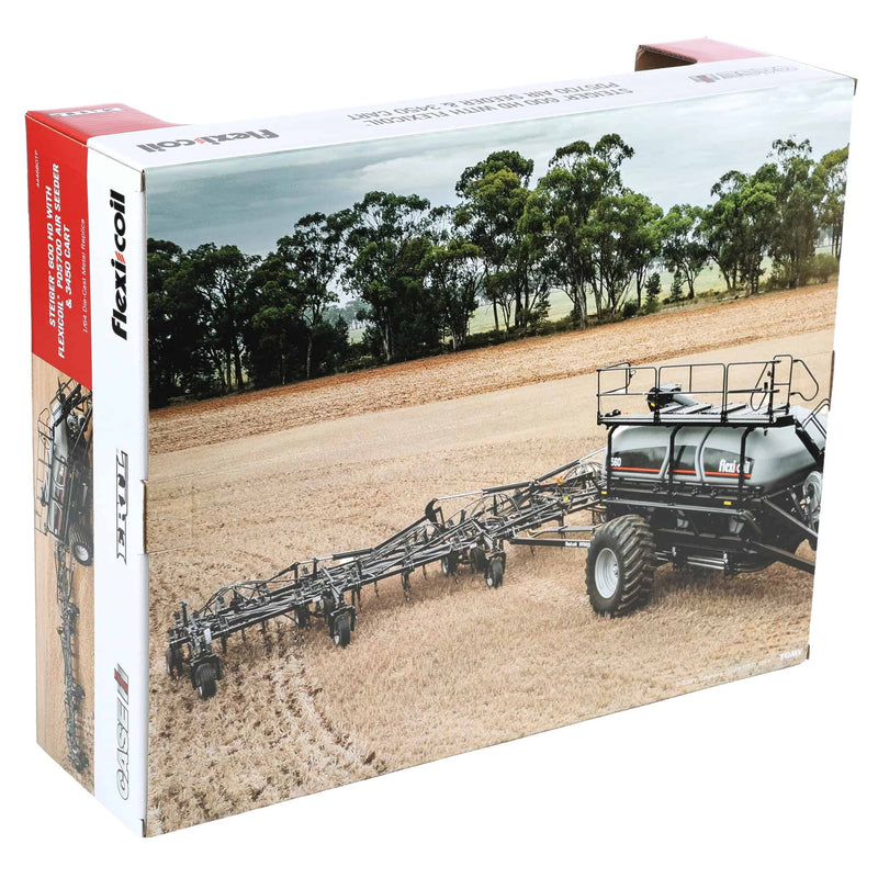 Steiger Green Chase Unit ~ 1/64 Case IH Steiger 600 HD Tractor with Flexi-Coil PD5700 Air Seeder & 3450 Cart, Outback Toys Exclusive