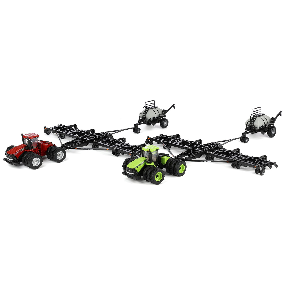Set of 2 ~ 1/64 Case IH Steiger 600 HD Tractor with Flexi-Coil