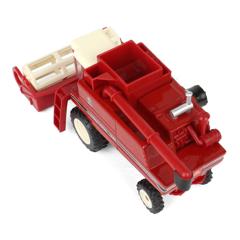 1/64 International 1460 Combine with Rear Wheel Assist, Corn Head & Grain Head by ERTL