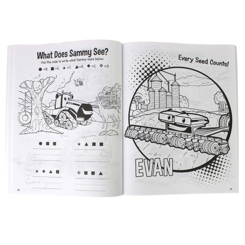 Case IH Casey & Friends Kids Coloring & Activities Book IV