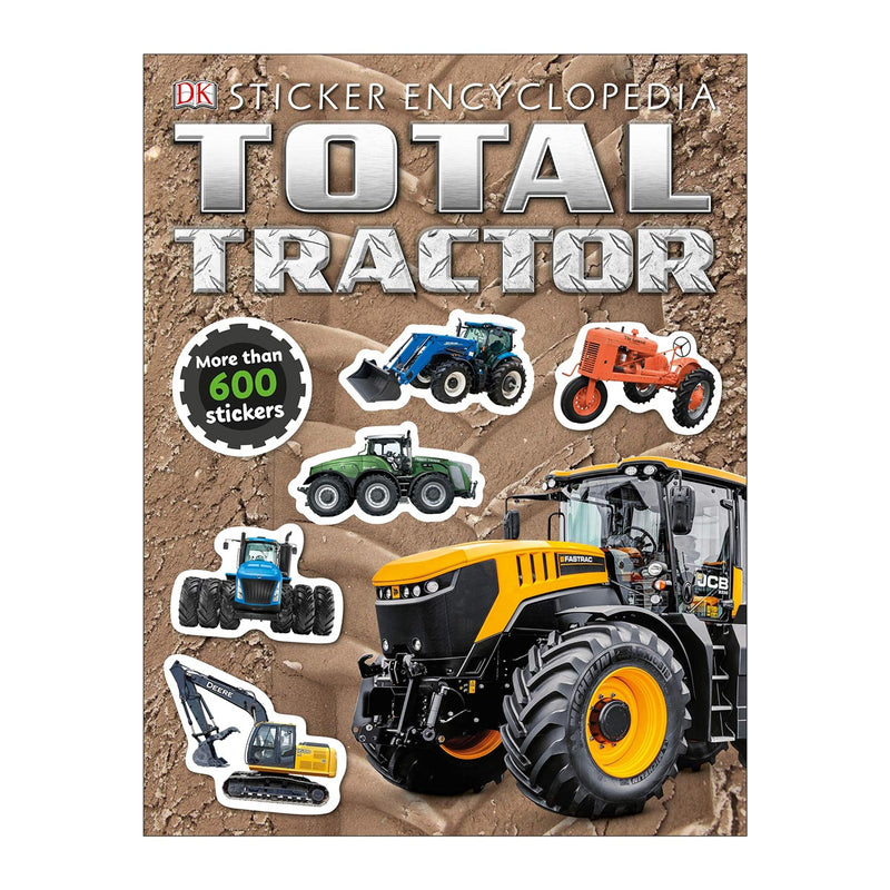 Total Tractor Sticker Encyclopedia Paperback Book