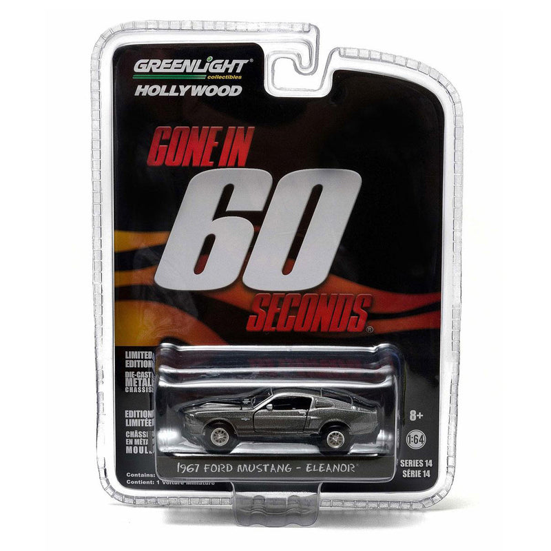 1/64 1967 Ford Mustang by GreenLight Collectibles, Eleanor from "Gone in 60 Seconds"