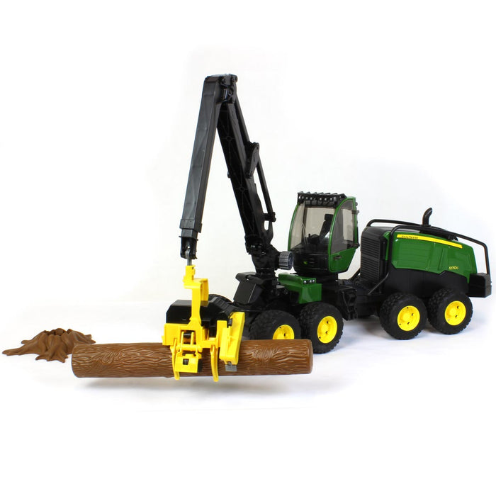 1/16 Bruder John Deere 1270G Tree Harvester with Trunk