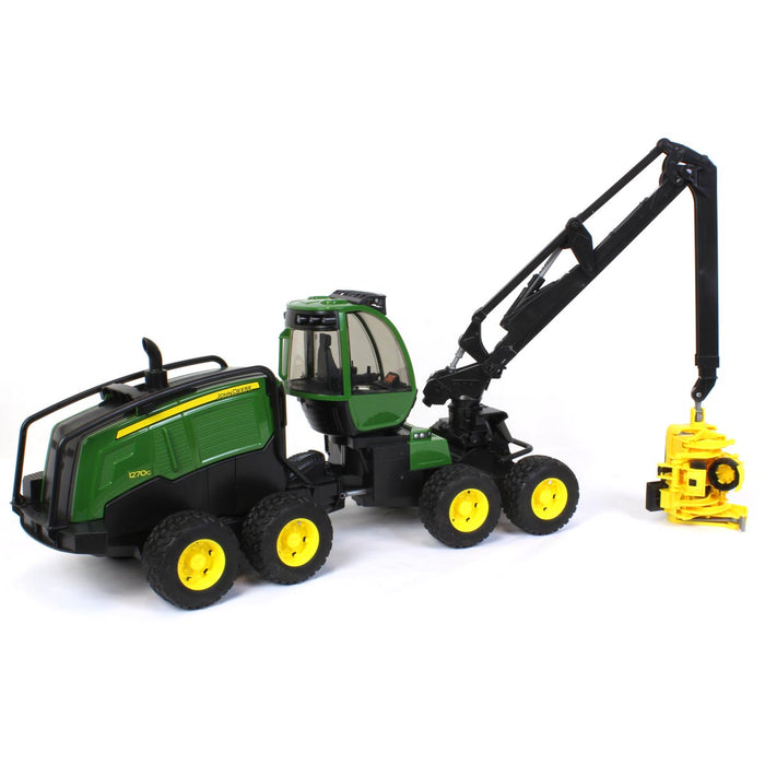 1/16 Bruder John Deere 1270G Tree Harvester with Trunk