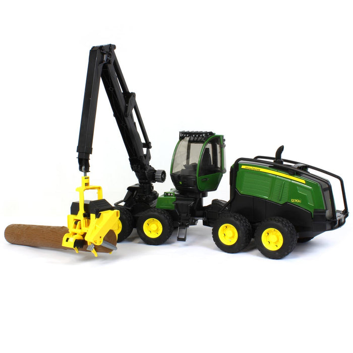 1/16 Bruder John Deere 1270G Tree Harvester with Trunk