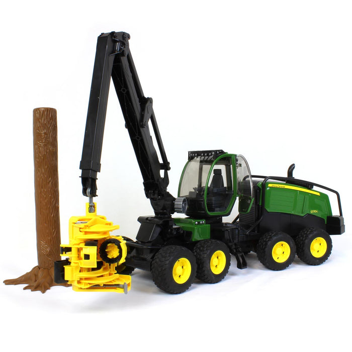 1/16 Bruder John Deere 1270G Tree Harvester with Trunk