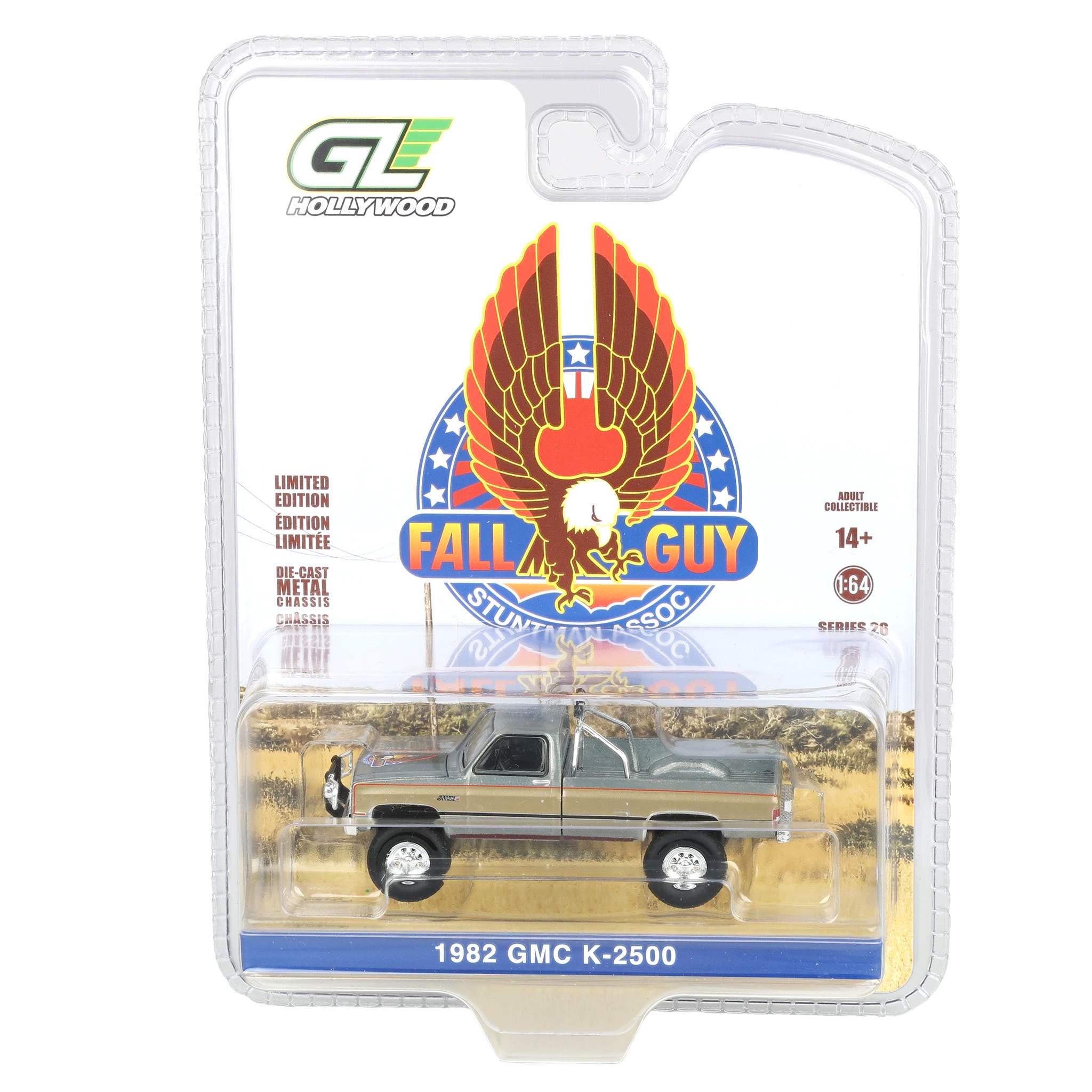 Raw Chase Unit ~ 1/64 1982 GMC K-2500, Fall Guy Stuntman