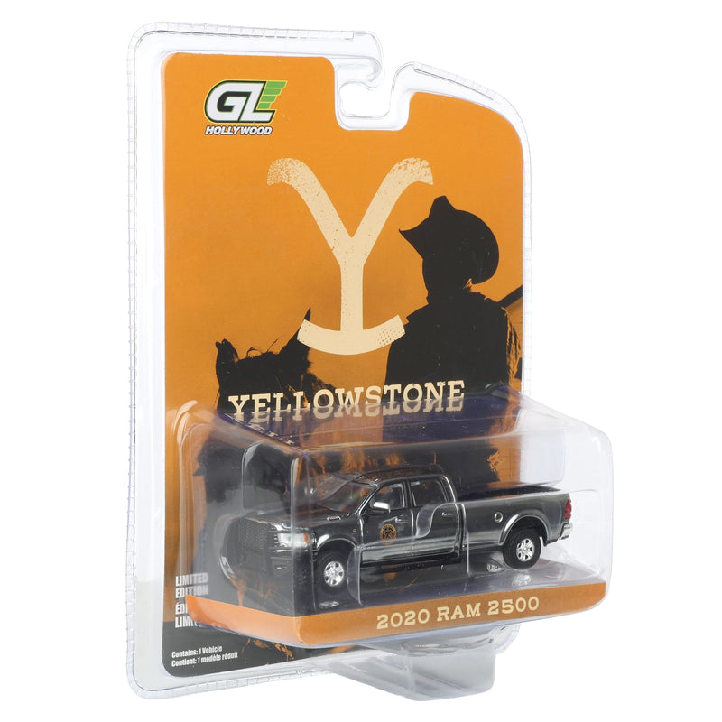 Charcoal Chrome Chase Unit ~ 1/64 2020 Ram 2500 Montana Livestock Association, Hollywood Series 39 by GreenLight Collectibles