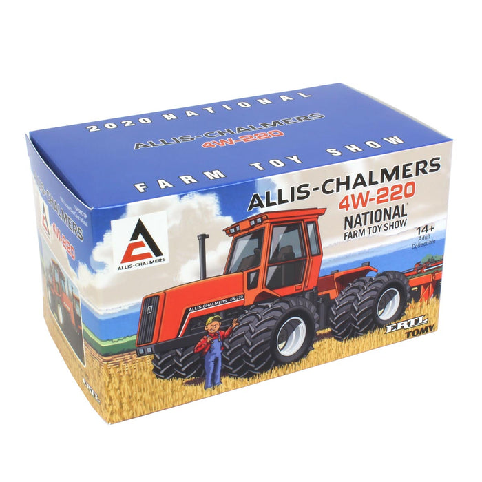 (B&D) 1/64 Allis Chalmers 4W-220 with Duals, Limited Edition 2020 National Farm Toy Show - Damaged Box