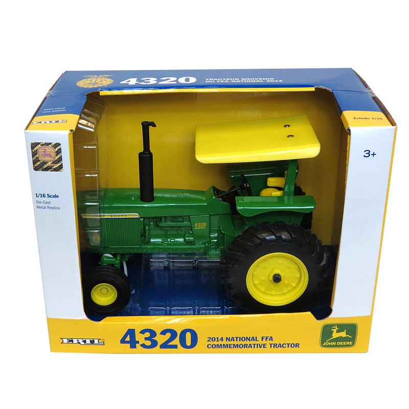 1/16 John Deere 4320 Wide Front with ROPS by ERTL, 2014 National FFA Commemorative Tractor