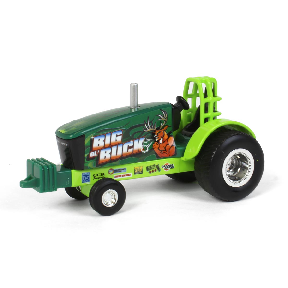 1/64 Big Ol Buck Green Pulling Tractor by ERTL — Outback Toys