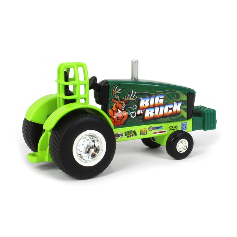 1/64 Big Ol Buck Green Pulling Tractor by ERTL