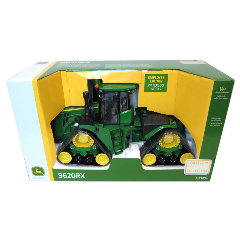 1/16 John Deere 9620RX 4 Track Tractor by ERTL, Waterloo Employee Collector Edition