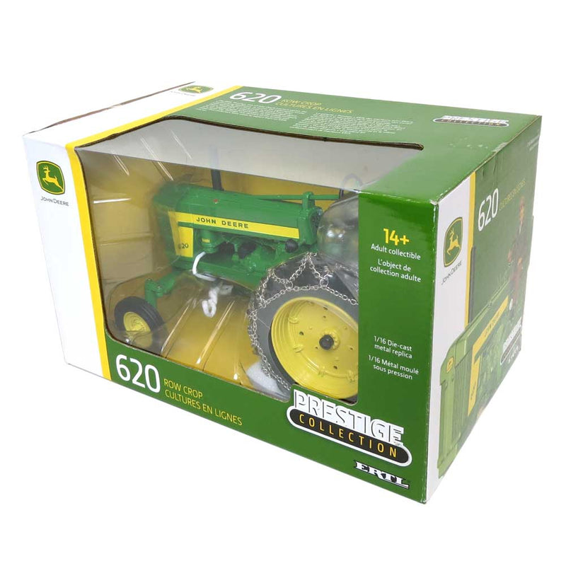 1/16 John Deere 620 Row Crop Tractor with Tire Chains, ERTL Prestige Collection