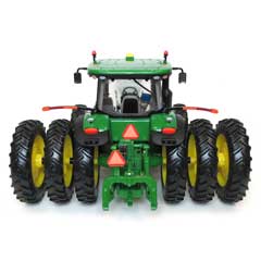 (B&D) 1/16 John Deere 8400R Tractor with Rear Triples, ERTL Prestige Collection - Damaged Box