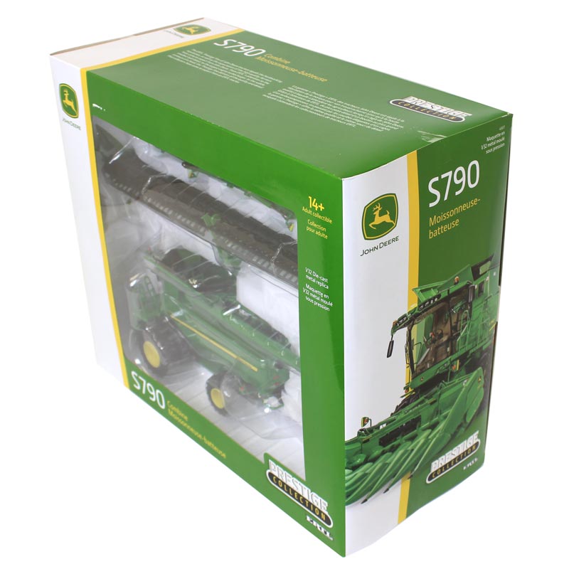 1/32 Prestige Series John Deere S790 Combine with 712FC folding Corn Head by ERTL