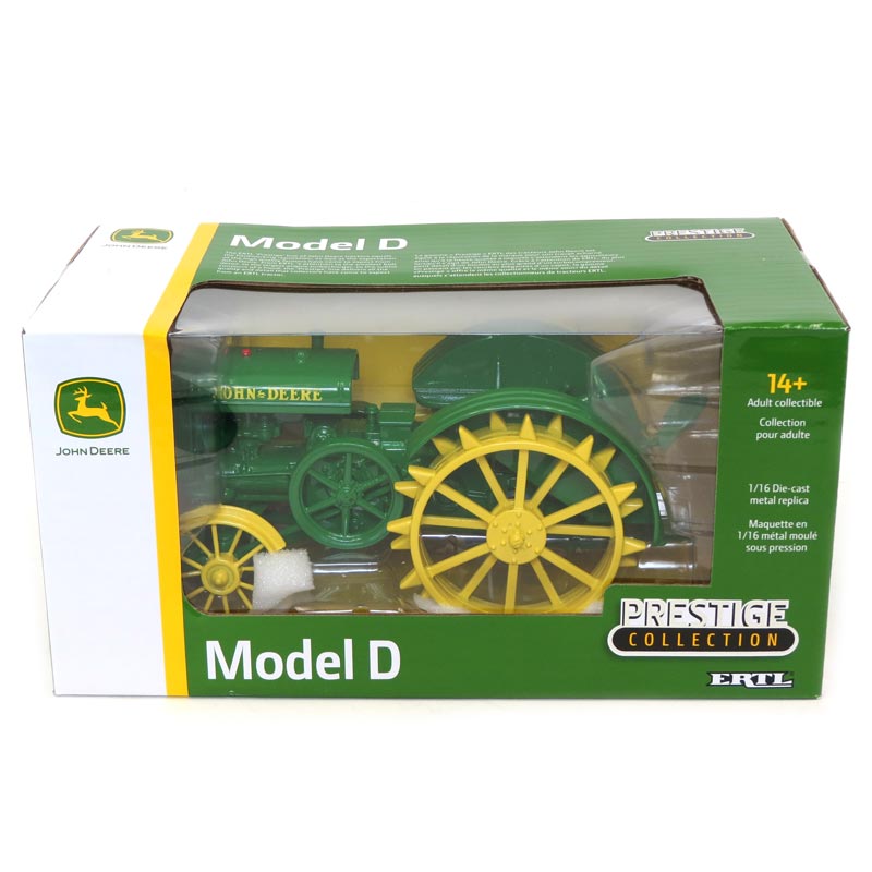 1/16 John Deere D Tractor on Steel Wheels, ERTL Prestige Collection