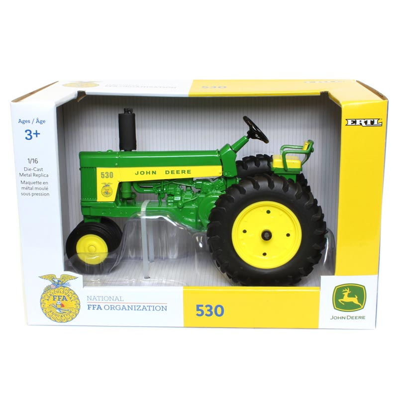 1/16 John Deere 530 Tractor with Narrow Front & FFA Logo