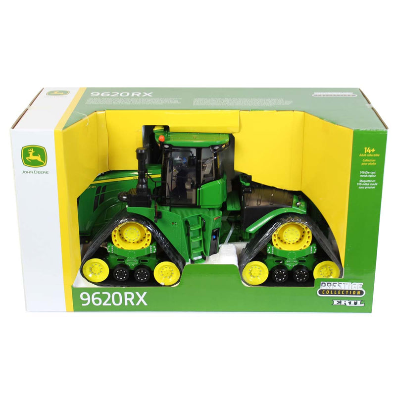 (B&D) 1/16 John Deere 9620RX Track 4WD Tractor, ERTL Prestige Collection Series - Damaged Item
