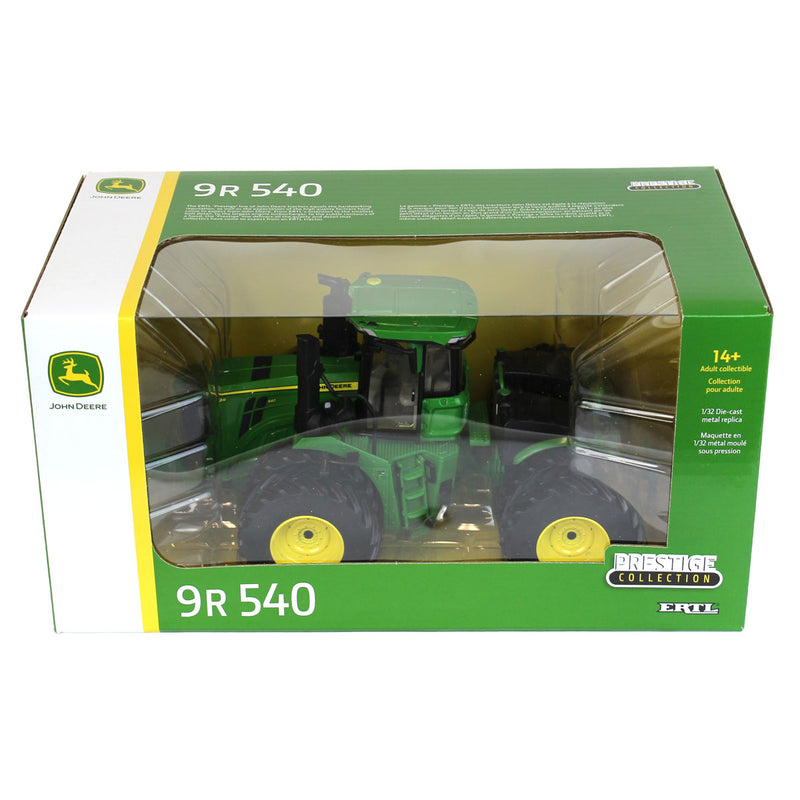 (B&D) 1/32 John Deere 9R 540 with Front & Rear Duals, ERTL Prestige Collection - Damaged Box