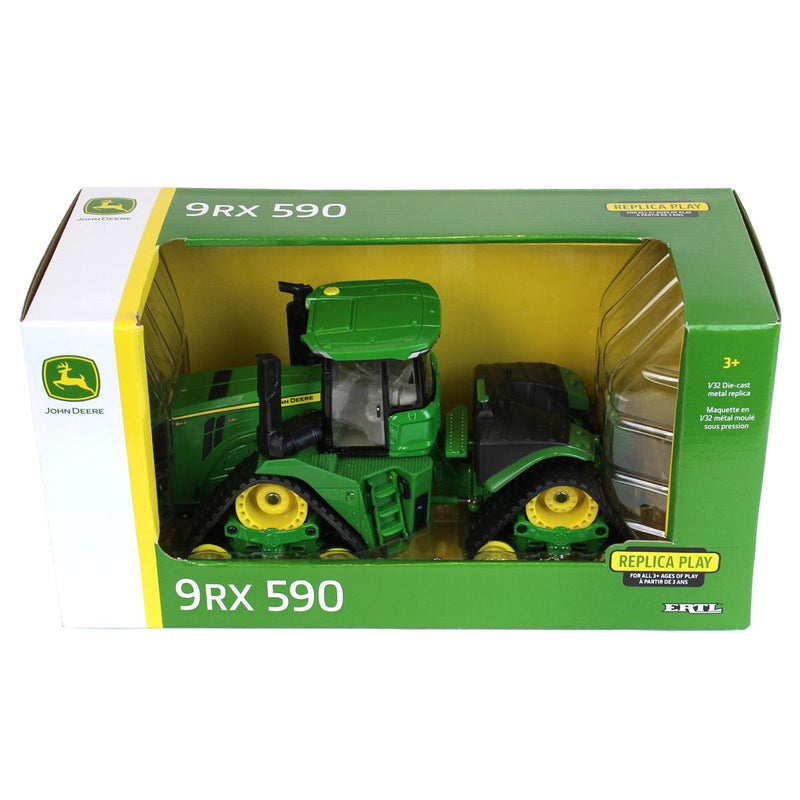 (B&D) 1/32 John Deere 9RX 590 Tractor by ERTL - Damaged Box