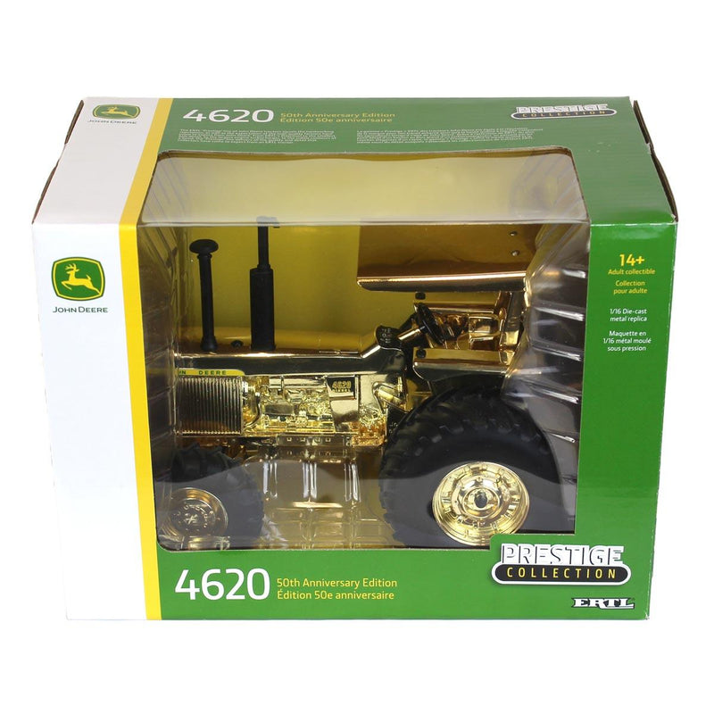 Gold-Chrome Chase Unit ~ 1/16 John Deere 4620 50th Anniversary Tractor, Collector Edition by ERTL