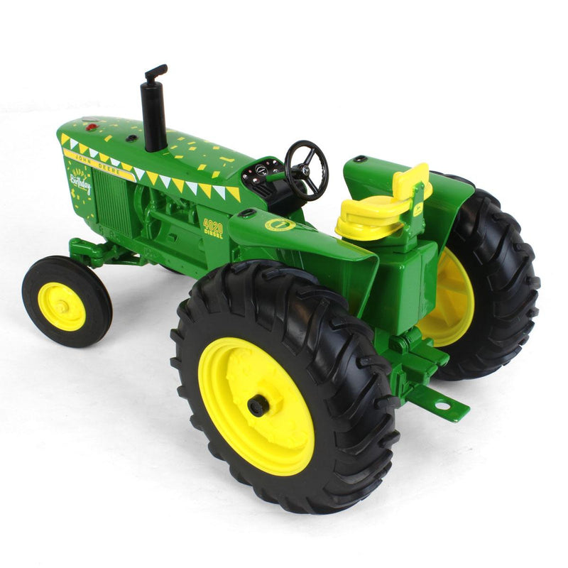 (B&D) 1/16 John Deere 4020 "Happy Birthday" Tractor with Wide Front by ERTL - Damaged Box