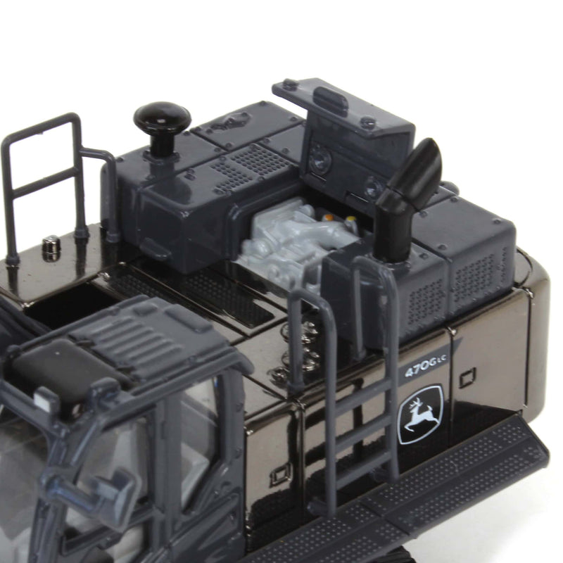 Gun Metal Chase Unit ~ 1/50 John Deere 470G LC Excavator, ERTL Prestige Collection